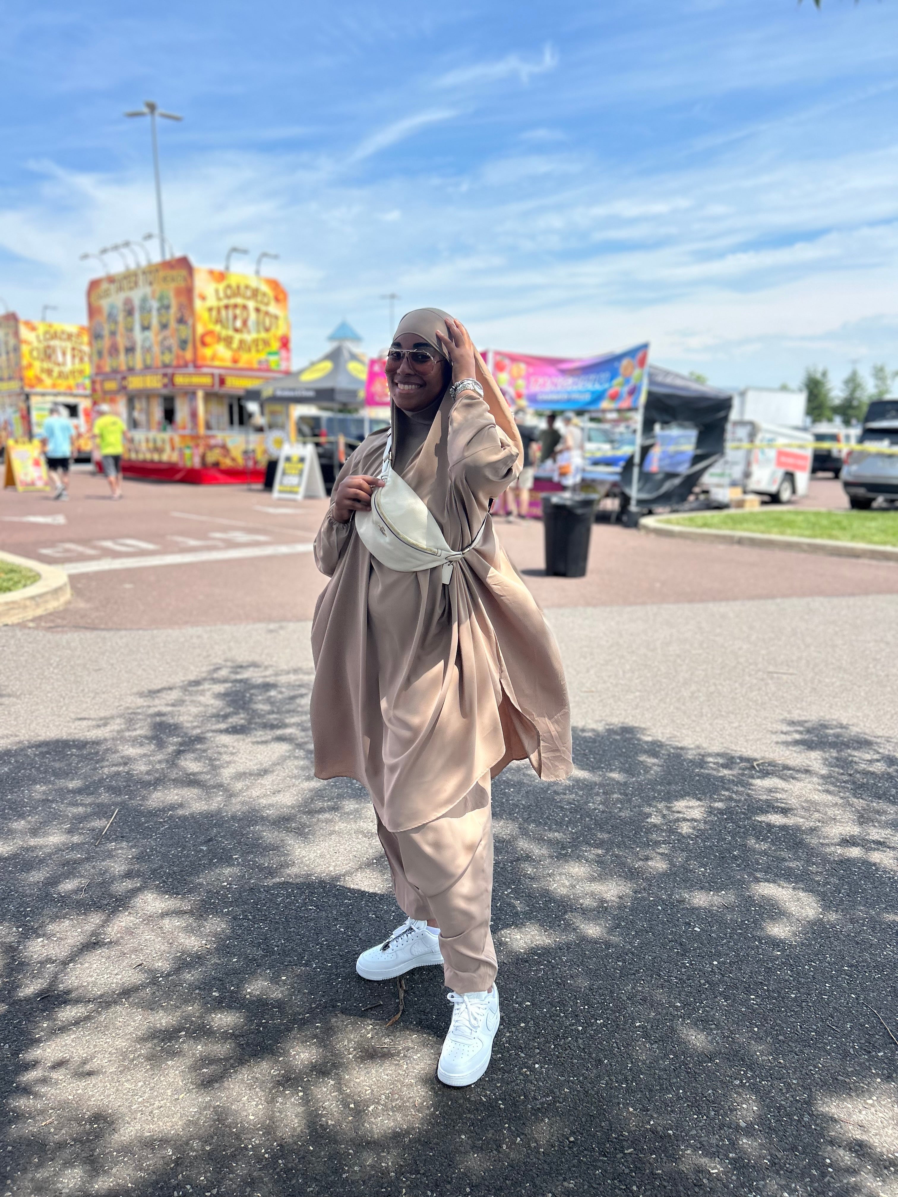 2pc Jilbab w/ Harem Pants