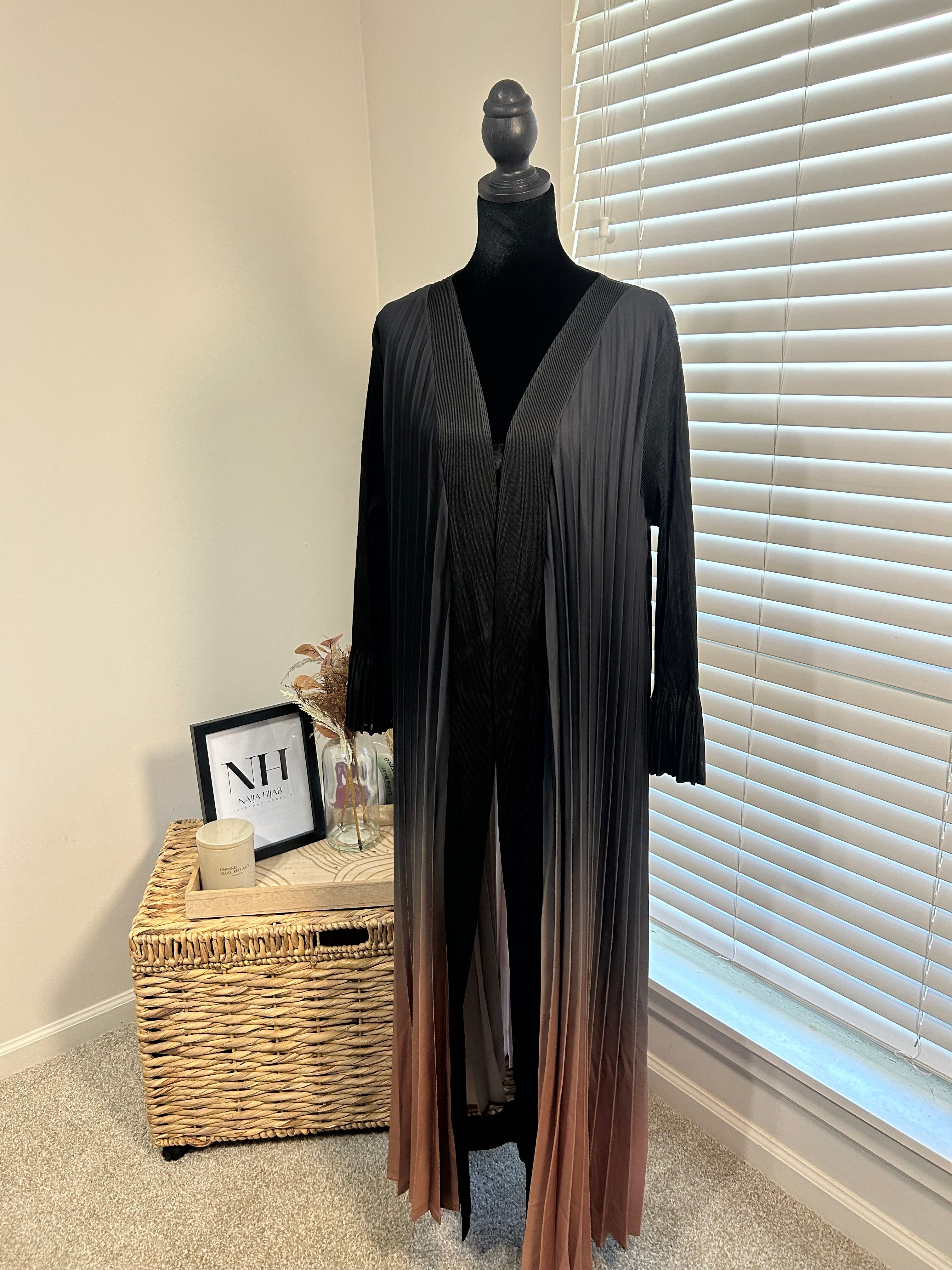 Ombré Pleats- Tan