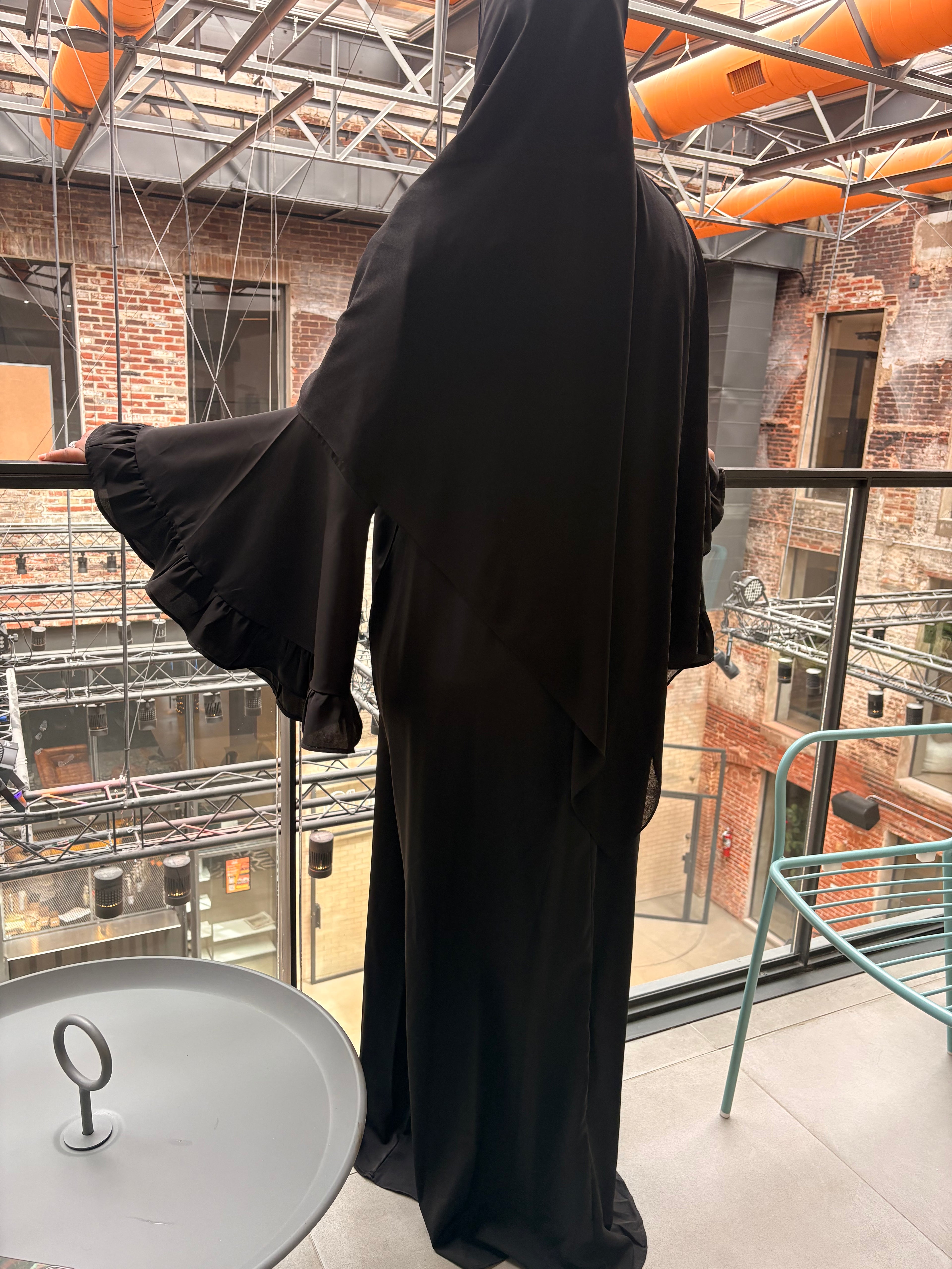 Hasna- Black Ruffles