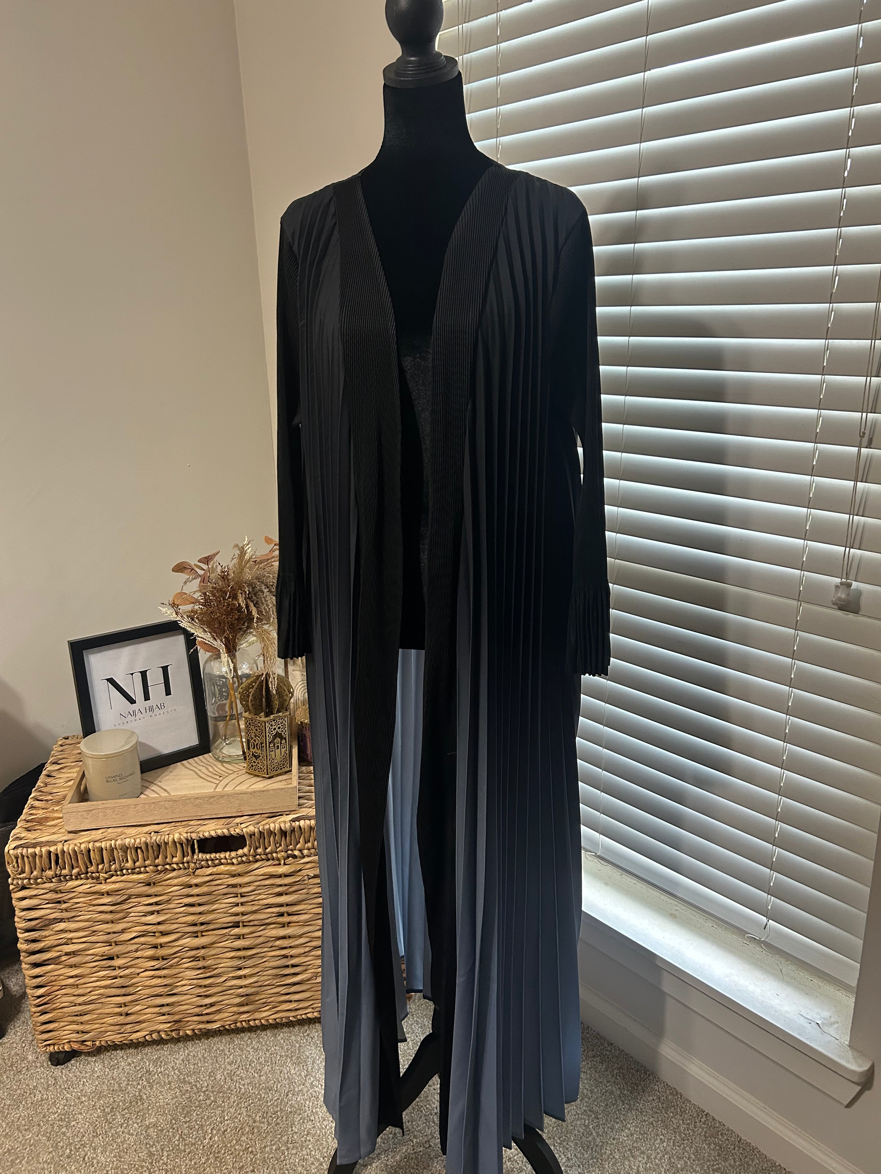 Ombré Pleats- Gray